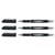 Lot de 3 stylos à bille Jetstream SX210 Uni-Ball
