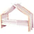 Ciel de lit cabane, toile en gaze de coton, Jeanne
