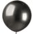 3 Ballons Noir Chromé Ø48cm