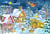 Puzzle 1000 pièces - La Viste du Père Noël - Grafika