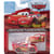 Vehicule flash mcqueen avec panneau rusteze - voiture miniature rouge - mattel - CARS