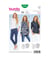 Patron Burda 6849 Chemisier du 32 au 42 taille n°FR 32-42