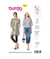 Patron Burda 6345 - Robe et Tee-Shirt pour femmes de 36 à 46 taille n°FR 36-46