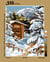 Canevas antique Neige 40x50cm