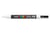 Lot de 12 Marqueurs pointe conique fine PC3M 0,9 - 1,3mm Blanc POSCA