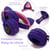 Casque Bluetooth Oreilles De Chat Pliable Avec LED Et Micro Pour Enfants Et Adultes Violet YONIS