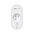 Force Power Parafoudre Prise Type E 540J avec 2 Ports USB-A/USB-C PD Blanc