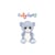 Peluche - Peluche Ours BLUE > bleu jeans – 23 cm