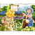 Princesse - Canevas antique Une journée au jardin 50x65cm
