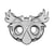 MégaCréa DIY - Masque enfant 3D carte forte hibou à colorier et à monter