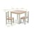 Geuther Meubles d activite en Hevea 2 chaises et une table Couleur Blanc Naturel