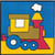 Kit canevas soudan enfant Train