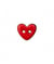 Bouton Coco laqué 2 trous Coeur 10 à 15mm - Prym 15-rouge
