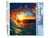 Peinture par Numéro Figured'Art - Vague et coucher de soleil - Kit de Loisir Créatif DIY Numéro d'Art Complet - 40x50cm sans châssis en bois