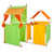 Jeu de construction géant en bois Trigonos Max Boite carton Fabriqué en Espagne - 150 pces orange