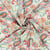 Tissu Popeline de Bambou Paisley vita sur fond Vert menthe