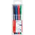Lot de 5 stylos-feutres pointe fine 0,3 mm - STABILO - Noir, bleu, rouge, vert