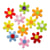 MégaCréa DIY - Stickers fleurs feutrine 3 cm 15 pièces