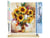Peinture par Numéro Figured'Art - Jolis Tournesols - Kit de Loisir Créatif DIY Numéro d'Art Complet - 40x50cm toile roulée + châssis en bois à monter
