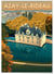Affiche ville Azay-le-Rideau | A3 : 29,7x42cm