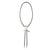 Collier de déguisement Boland - Botte de cowboy - Fer, Polyester - FBP_boland_3084 - Noir/Argent - 100 cm