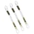 Lot de 3 échevettes 8m DMC Fil à broder mouliné 117 100% coton blanc
