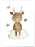 Affiche Enfant Cerf | A3 : 29,7x42cm