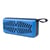 Mini Enceinte Bluetooth Portable Rétro Son Puissant 3W Autonomie Longue Durée Bleu YONIS
