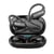 Ecouteurs Bluetooth Sport Étanche LED Affichage Son Stéréo 9D Noir YONIS