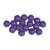 Perles en bois FSC 100%, polies, 8mm 82 pièces , lilas foncé