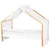 Ciel de lit cabane, toile en gaze de coton, Jeanne