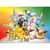 Puzzle pokemon font la fête : pikachu evoli voltali mentali noctali 150 pièces - nathan 86030