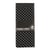 Coupon de tissu - Coton - Pois blancs Fond noir - 55 x 45,5 cm