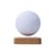 Globe Lune 3D en lévitation MOONFLIGHT base bois clair
