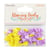 20 mini noeux en tissu pour scrapbooking et couture BLOOMING LOVELY 024