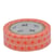 Masking tape - Asanoha akadaidai (orange) - 7 m x 15mm