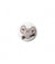 Carte de 3 boutons Souris à queue 12mm - Union Knopf Blanc
