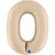 Ballon Géant Chiffre 0 Satin Cream (102 cm)