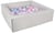 Piscine à balles carrée avec 200 balles – gris/blanc, transparent, bleu, rose, rose, bleu - Velinda