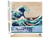 Peinture par Numéro Figured'Art - La Grande Vague de Kanagawa - Katsushika Hokusai - Kit de Loisir Créatif DIY Numéro d'Art Complet - 40x50cm toile roulée + châssis en bois à monter