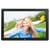 Cadre Photo Numérqiue 17 Pouces Multimédia 1080P LED Musique Vidéo USB SD Noir YONIS