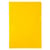 Etui carton de 100 pochettes coin PVC lisse haute résistance 13/100e - A4 - Jaune - Exacompta