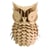 MégaCréa DIY - Maquette en carton à assembler Hibou 20 x 25 cm
