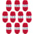 10 pelotes - 100% acrylique - Rouge - 977 - 50g - 140m - DMC - Knitty 4 - Tricot
