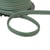 Bobine 20m double cordon chevrons 10mm vert bouteille