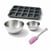 Set à pâtisserie avec 1 moule à gâteaux en silicone fibre de verre, 2 bols à mixer et 1 spatule Zenker Silicone