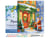 Peinture par Numéro Figured'Art avec Cadre - Rencontre avec le Père Noël 2 - Kit de Loisir Créatif DIY Numéro d'Art Complet - 40x50cm toile tendue sur châssis