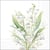 Lot de 4 serviettes en papier découpage collage 33 cm FLEUR MUGUET F 151
