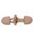 Fermoir Brandebourg 95mm - Prym Brun Marron