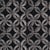 Tissu Crêpe de Viscose Circles abstraits sur fond Bleu marine